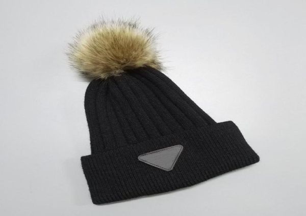 Winter-Patchwork-Beanie-Hüte, abnehmbare Badminton-Eimerhut-Kappen für Damen und Herren, Mützen mit Waschbären, warme Mädchen-Jungen-Kappe s5509531