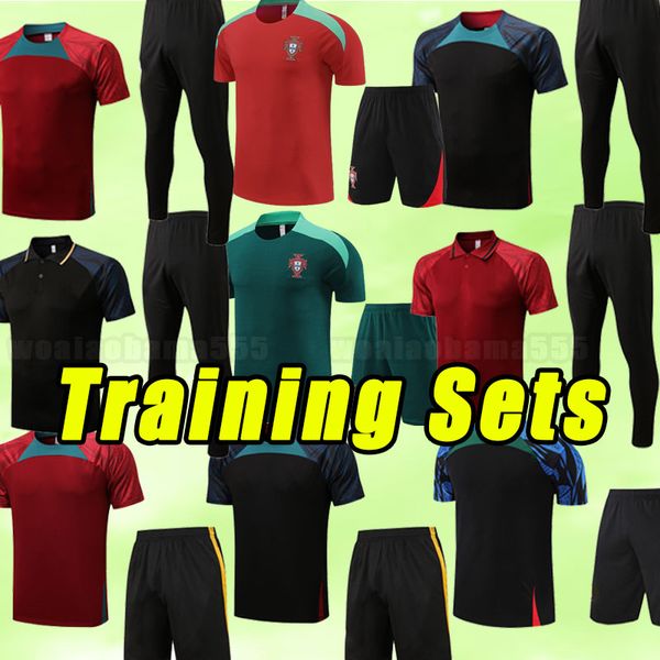 22 23 Portuguesa JOAO FELIX Fußballtrikot RUBEN NEVES BRUNO FERNANDES Portugieser Fußballtrikot J. OTAVIO RONALDO Kurzarm-Polo-Trainingsset, Hose, Weste