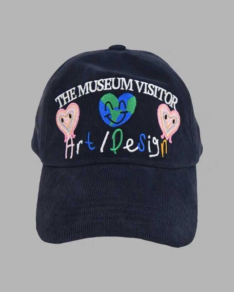 Ball Caps Women Men the Museum Visito Globy Lover Cap Ball Corduroy Cappello da baseball J231223