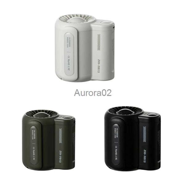 Fãs elétricos forte fluxo de ar-portátil cintura clipe ventilador 4500mAh mão livre pessoal-mini ventilador de cintura yq231225