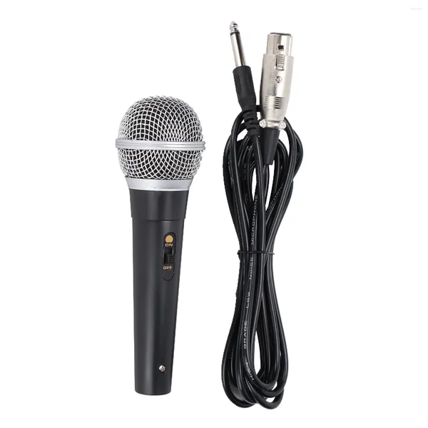 Microfono microfoni XLR con a 3pin da 1/4 pollice di connessione audio portatile per cantare e registrazione di karaoke