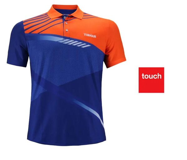 Camisas originais Tibhar se equipe nacional Tabela Tennesa de tênis para homens mulheres pingue -pongue esportes de roupas usam camisetas 01915