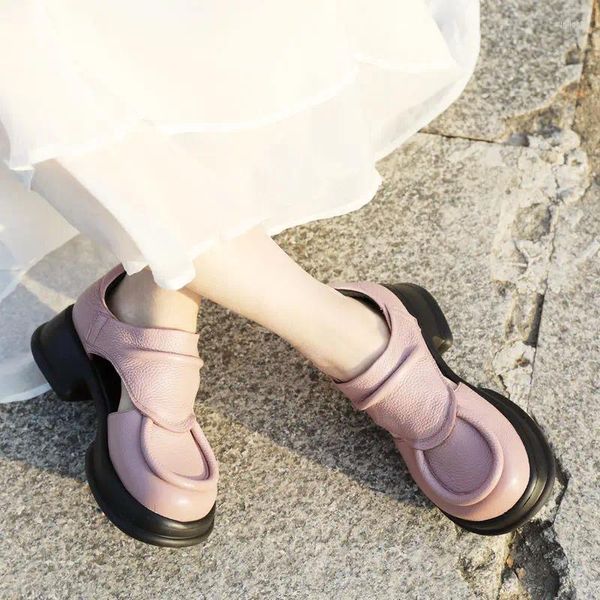 Scarpe eleganti da 5 cm mucca genuina vera pelle piattaforma etnica a cunee femmine ganci donne sandali stilisti roma estate autentico