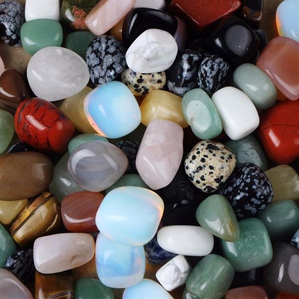 Irregular Mixed various Natural Tumbled Stone Crystal Quartz Obsidian Beads Crafts Home Fonte Decor Chakra Healing Reiki 200931847