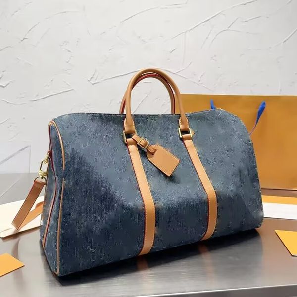 Keepall bandouliere 45 Reisetasche Hochqualität Herrengepäckbeutel Modedesigner Frauen Reisetasche Poker Bowling Handtasche große Kapazität Sportsack Duffel Taschen Taschen