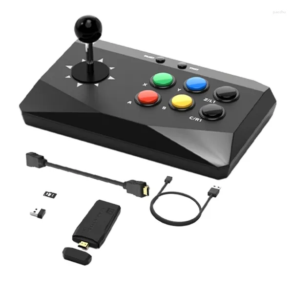 Gamecontroller Arcade Fight Stick Joystick für TV PC Videokonsole Gamepad Controller Mechanische Tastatur
