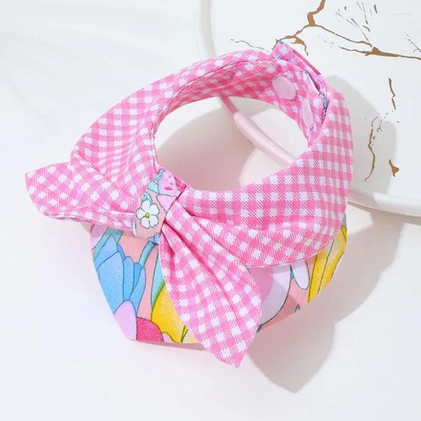 Collari per cani Elegante Triangangeri per compagni di peperoncino Modello fiore Misertico con chiusura Bowknot Scarf cucciolo Cat