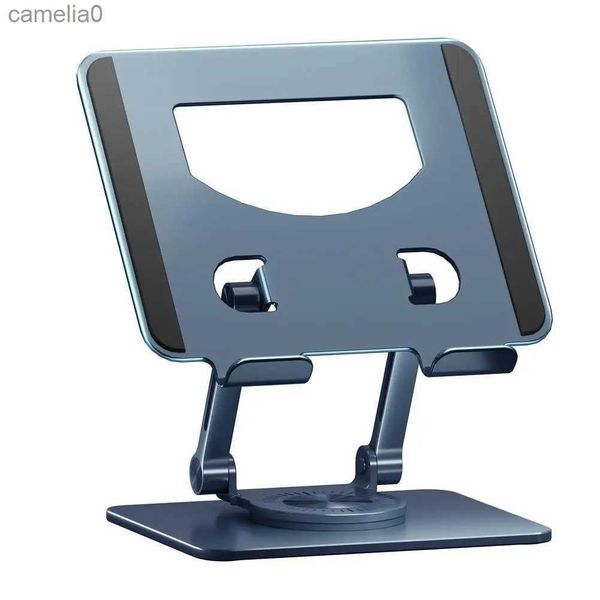 Tablet PC Stands Laptop Stand Aluminium Computer Riser ajustável Elevador dobrável PC Montagem de resfriamento para laptop de 4,7 a 12 polegadas Phonesl231225