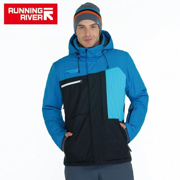 Jacken Running River Brand Männer hochwertige Skijacke Winter warme Kapuze -Sportjacken für Mann professionelle Outdoor -Kleidung #A6047