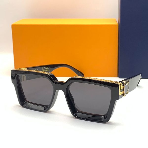 2024 Sezon Sıcak Satan Milyonerler Güneş Gözlüğü Erkek Tasarımcı Marka Erkek Klasik Kara Kutu Modern Moda Tarzı Güneş Gözlüğü Kutusu Z1165