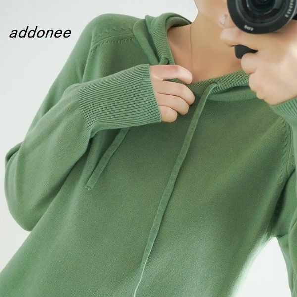 Sorto novo Spring Autumn Women Women Cashmere Sweater Sport Hoodie Pullovers Knit Jacket Bottomed Feminino Logo Streetwear