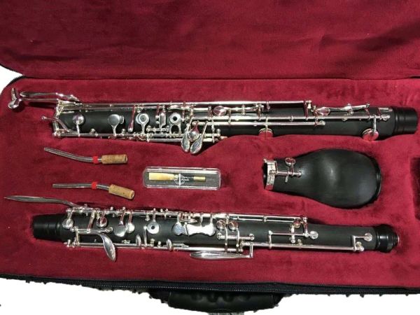 Moresky English Horn Oboe F Key Horn English Semi Auto Bakelite/Ebony Body