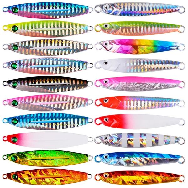 7g 10g 14g 21g 28g 40g Metallguss Jiglöffel Shore Casting Jigging Fisch Wolfsbarsch Angelköder Kunstköder Wintergerät 231225