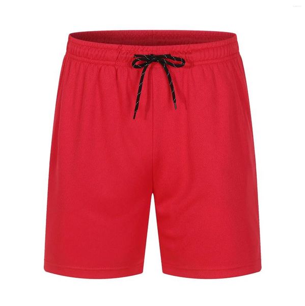 Calça masculina cor lisa prancha lisa esportes fitness verão fino solto secagem rápida shorts de treinamento mangueiro