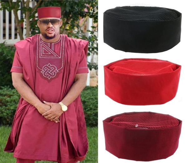 HD 5860cm Cappelli per uomo Moda africana Cap Ankara Dashiki Uomo Cappelli vintage Festa di nozze Berretti maschili Accessori di abbigliamento 2205075326424