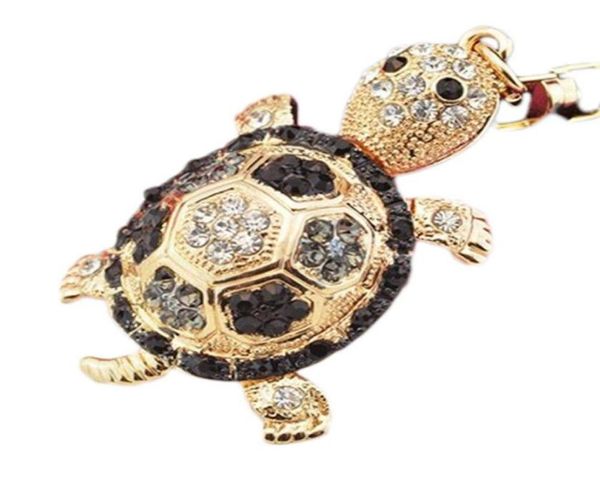 4 cores pequena tartaruga chaveiro animal chaveiro feminino jóias acessórios saco pingente chaveiro5978363