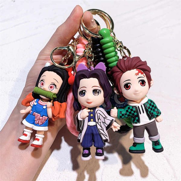 DEMON SLAYER KEECHER CASE CASUNTO CAPITO A CAMPIONE ANIME SCUOLA DELLA SCUOLA SCUOLA PENDANTE FIGURA PERIFERALE GIFTS