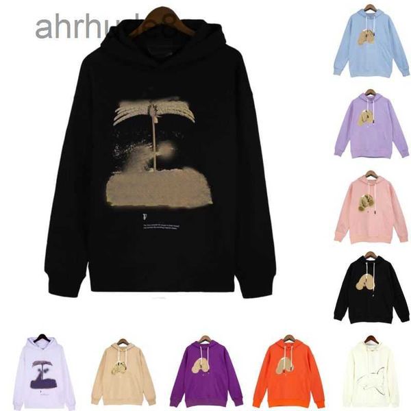 Palms Angle Hoodie Marka Erkek Kadın Tasarımcıları Hoodies Erkekler İçin Hoodies Trailshirts Sweatshirts Takım Parça Ter Katlar Amerikan Ekleme Kontrast Harfleri Ho 07E0