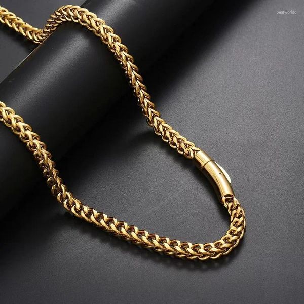 Ketten Hip-Hop-Männer Kiel Halskette Edelstahl Gold Mode, um Jungen Schmuck Geschenke zu schicken