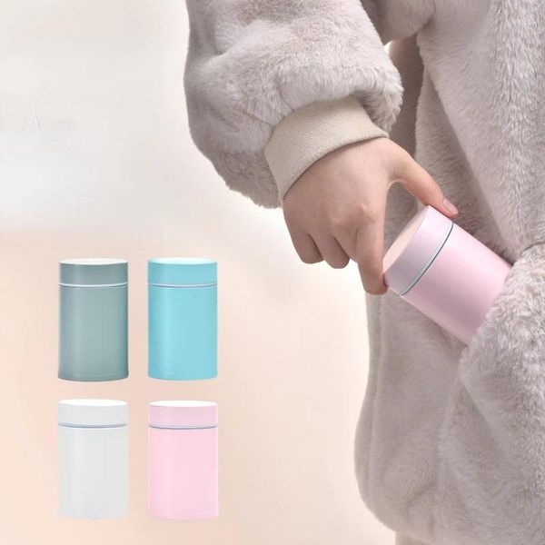 Wasserflaschen 260 ml kreative tragbare Thermalflasche Bluter Becher Edelstahl Super Long Isoliert Lunchbox Geschenkbecher