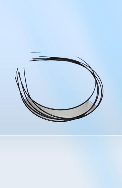 20pcs schwarz 12 mm Dicke Schlichtes Metalldrahthaarhaar Stirnbänder an Blei und Nickle -Schnäppchen für Bulk9696239