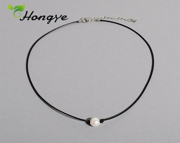 Hongye Günstige Natürliche Perlenketten Marke Frauen Seil Kette Kragen Zubehör Weibliche Perle Anhänger Necklace9913885