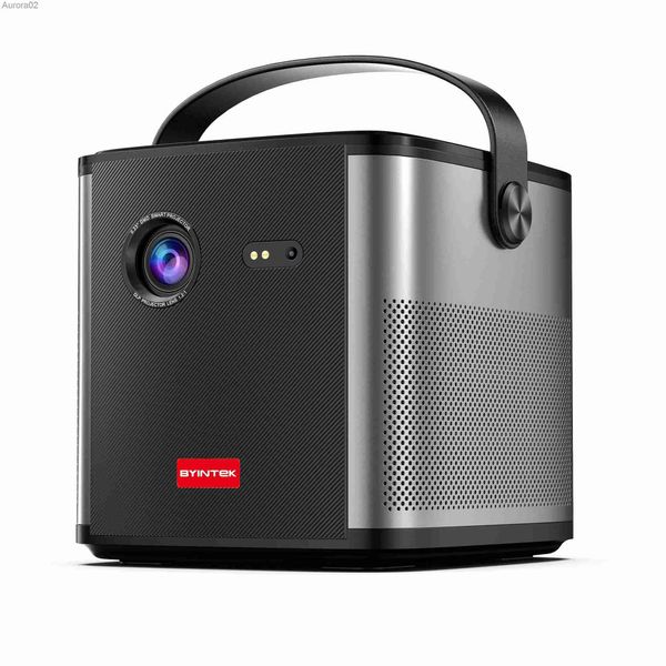 Projektoren Neuankömmlinge Byintek 2023 U80 DLP Projector 3D 4K Cinema Mini Portable 1080p Android 11.0 WiFi Home Theater Video Projector YQ231225