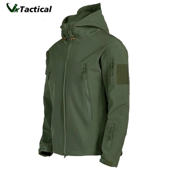 Jaquetas militares ao ar livre masculino de tubarão casca macia tática tática de windbreaker jaqueta de combate de ventos de combate a capa de casacos de bombardeiro 231222