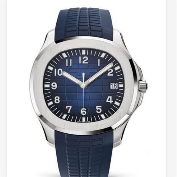 8 tipos relógios de pulso aquanaut movimento automático aços inoxidáveis ​​com cinta de borracha confortável clop original masculino watch306e