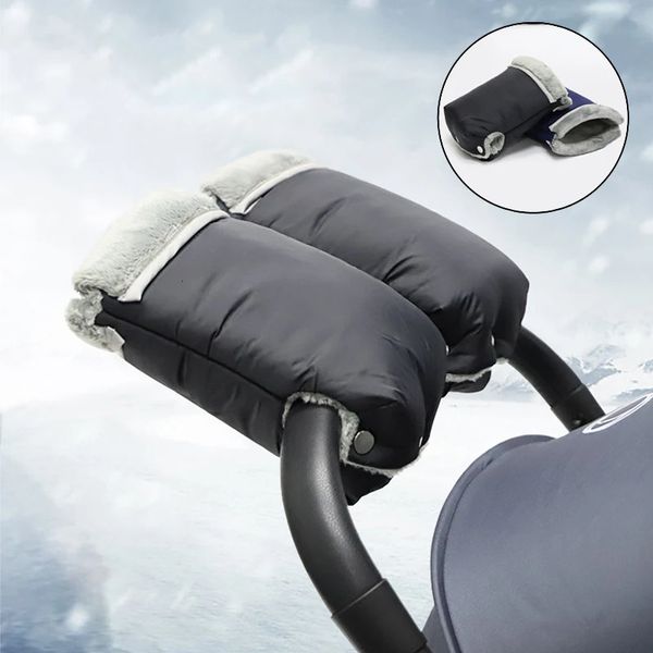 2 pezzi guanti invernali caldi per passeggino accessorio impermeabile per carrozzina guanto per carrozzina per bambini 231225