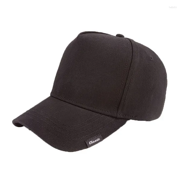 Caps de bola Moda High Head Hat Hat Men Tamanho grande Capinho de pato Slimming feminino Big Baseball Inverno 2023