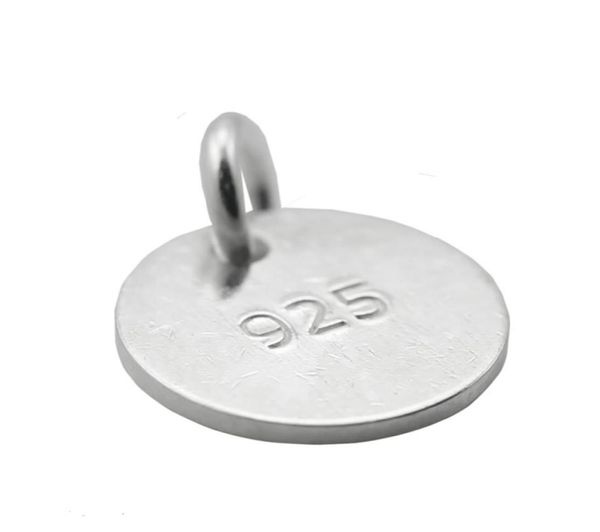 Beadsnice 925 Sterling Silver Stamping Blanks Piatti Rotondi Etichetta Vuota Charms per Bracciale Charms Ciondolo Intero 19 Gauge 6mm 12mm 8255937