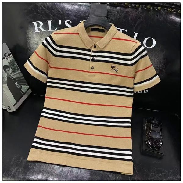 Polo di marca di abbigliamento kaki di lusso firmata Polo per donna casual Polo moda serpente ape stampato T-shirt ricamata per uomo e donna di strada Polo S-5L