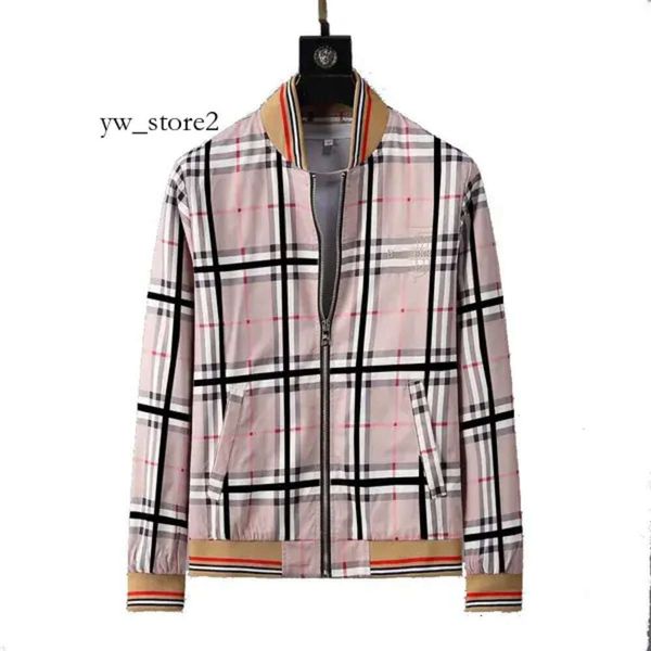 Burrberry Designer Burberies Ceket Kahverengi Çizgili Plaid Marka Rüzgar Geçirmez Su geçirmez Hoodie Zipper Trençkot Erkek Kadın Klasik Burbreries 2957