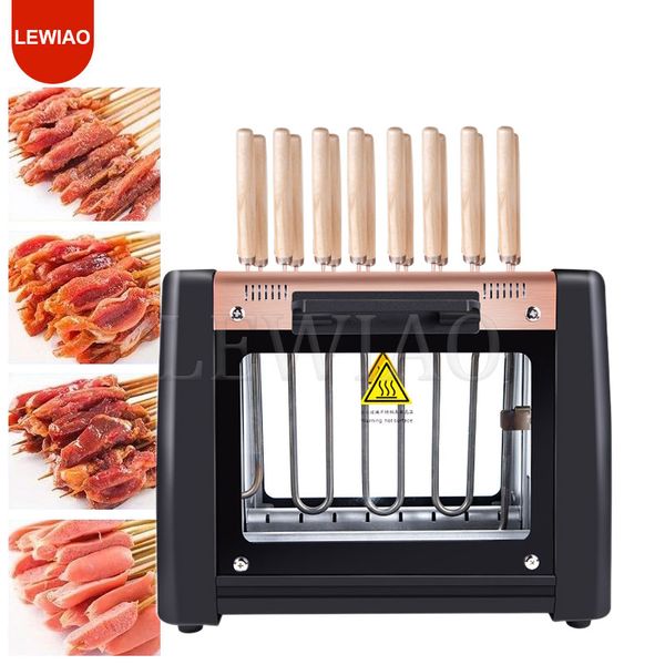 Griglia per barbecue elettrica da 1200 W Macchina per barbecue senza fumo multifunzione Griglie per barbecue per uso domestico Carne arrosto per interni