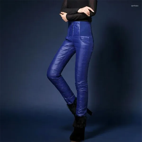 Pantaloni da donna femmina inverno invernali giù donna donna bianca donna anatra pantaloni caldi Lady Capris