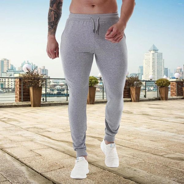 Pantaloni da uomo jogger in palestra che corre allenamenti muscoli fitness sminomin