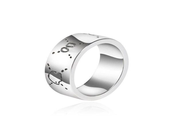 S925 Silber Schädel Ring Vintage Sterling Silber Elf Ring Männer und Frauen Trend Hiphop Punk Paar Ring6031622