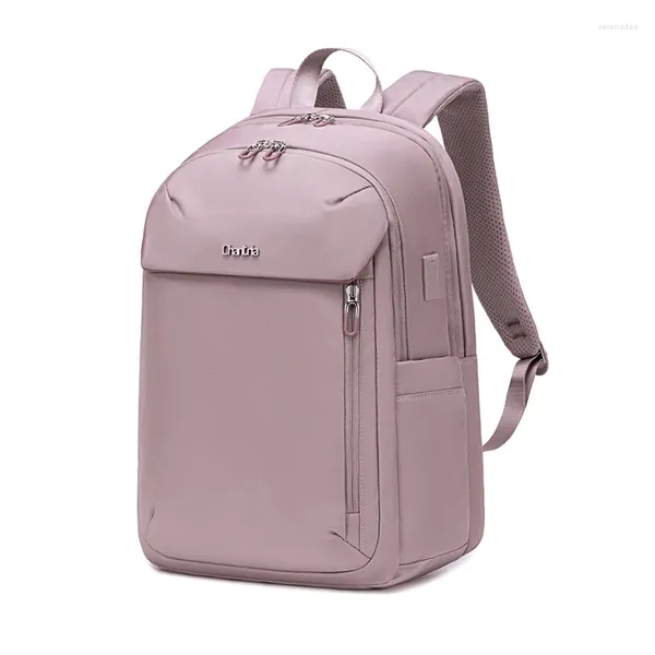 Bolsas de escola Chantria Laptop Mackpack for Women 15,6 polegadas Fons de trabalho à prova d'água