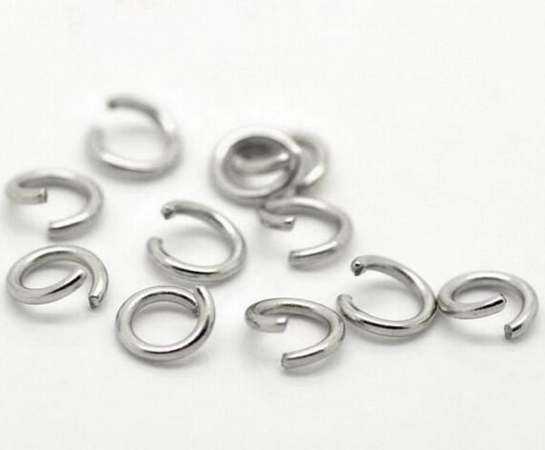 1000 sacos inteiros finos 035mm tamanho anel de salto anéis divididos de aço inoxidável joias diy descobertas9494008