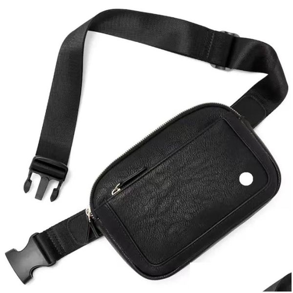 Sacos ao ar livre ll mulheres pu saco de cintura ginásio correndo esportes cinturas viagem homens telefone moeda bolsa casual cinto cruz corpo fanny pack waterpr dht8j