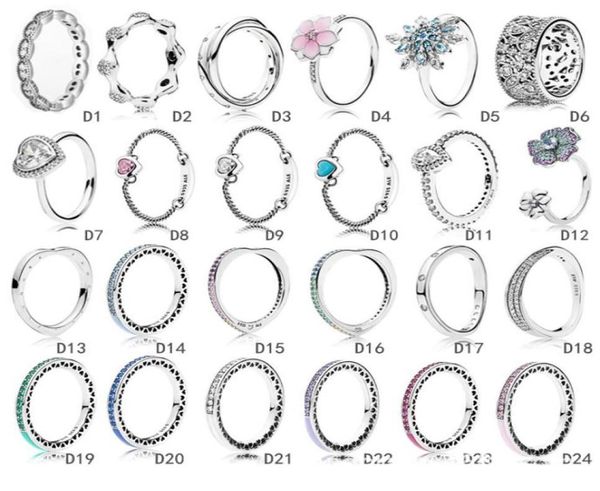 925 Sterling Silver Womens Diamond Diamond Designer Fashion Jewelry Flade Snow Flake Feeding Engagement Anelli per donne6232220