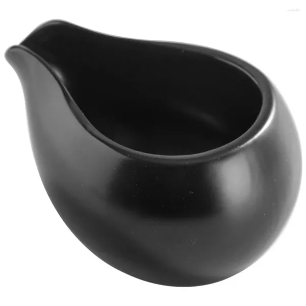 Dinnerware Define Pote de leite de leite preto mel suprimentos de café