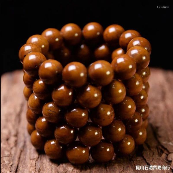 Strand Lucky zi jin shu shu bead de temperamento flexível pulseira bodhi semente de materiais antigos