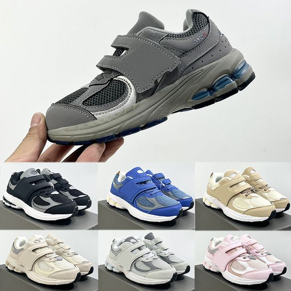 2024 Designer NB 2002R Kinderschuhe Kleinkinder Jungen Mädchen Neue Laufschuhe Kinder Newbalance 2002 NB2002R Authentische Turnschuhe Baby Trainer Outdoor-Schuhe