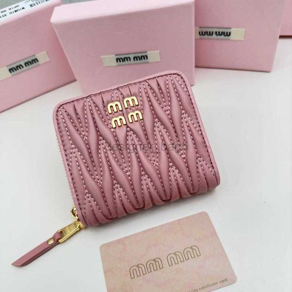 Luxusdesigner MM Mini Falten Small Sheepell für Frauen modische Kurzwechsel Tasche Mund Red Bag Leder Kettenhalter Holds Tasche