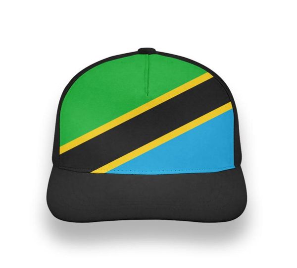 Tanzânia masculino juventude diy nome personalizado número menino chapéu nação bandeira tz país tanzaniano impressão po texto boné de beisebol4939923