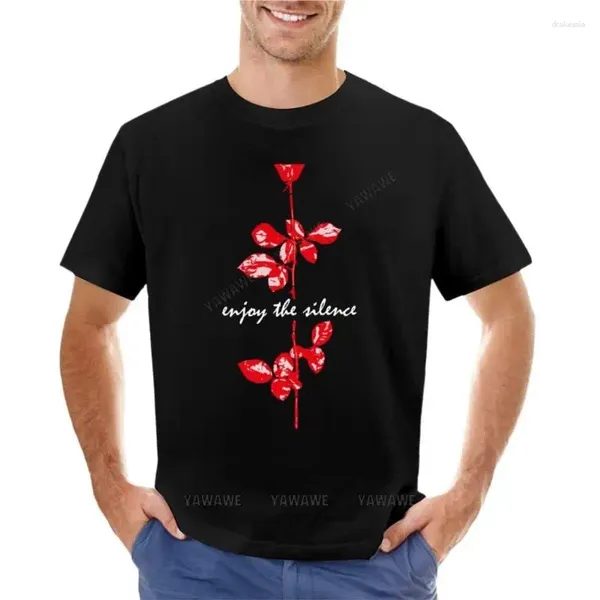 Erkek Polos T-Shirt Erkekler Pamuk Tshirt Bir Erkek Hippi Giysileri için Sessizliğin Keyfini Çıkardı Tişörtler Tişörtler Erkekler