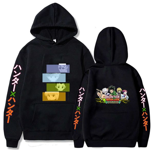 X Hunter Streetwear Sweatshirt Anime Hoodie Paar Kapuzen Sweatshirts Übergroße Hoodies Pullover Pullover Weiblich Männlich Kinder