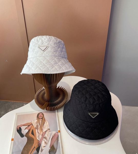 Bucket Hat Ball Cap Casual Plaid Solid Casquette Hüte für Herren Damen Caps Schwarz Weiß6336072